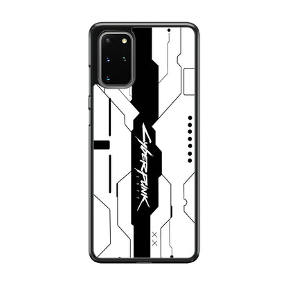 Cyberpunk White Pattern Samsung Galaxy S20 Plus Case