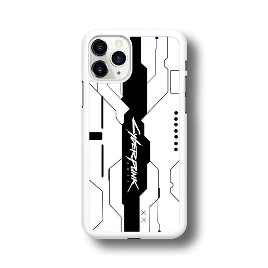 Cyberpunk White Pattern iPhone 11 Pro Max Case