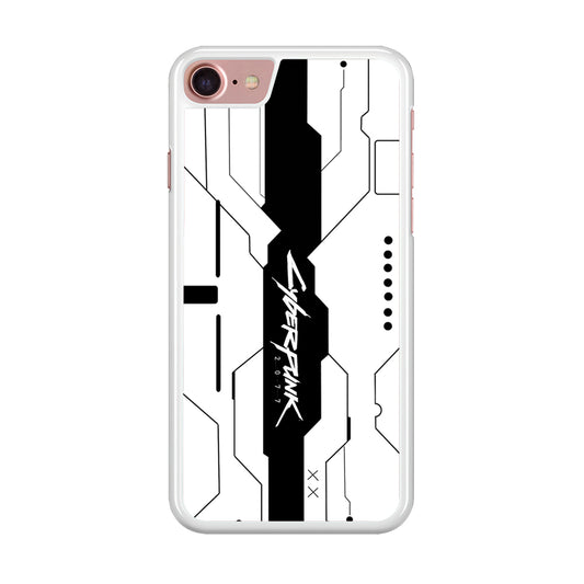 Cyberpunk White Pattern iPhone 7 Case