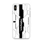Cyberpunk White Pattern iPhone Xs Case