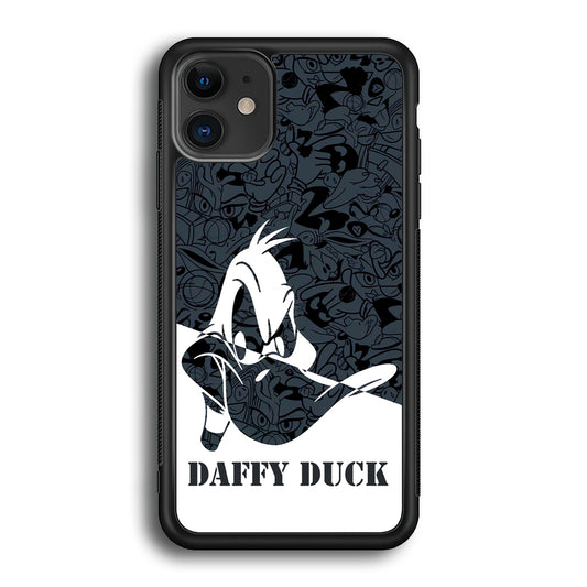 Daffy Duck Silhouette Of Pattern iPhone 12 Case