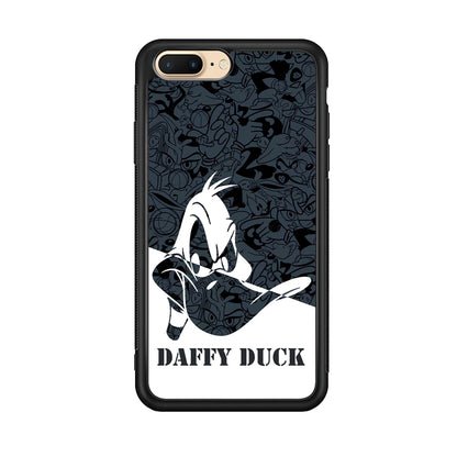 Daffy Duck Silhouette Of Pattern iPhone 8 Plus Case