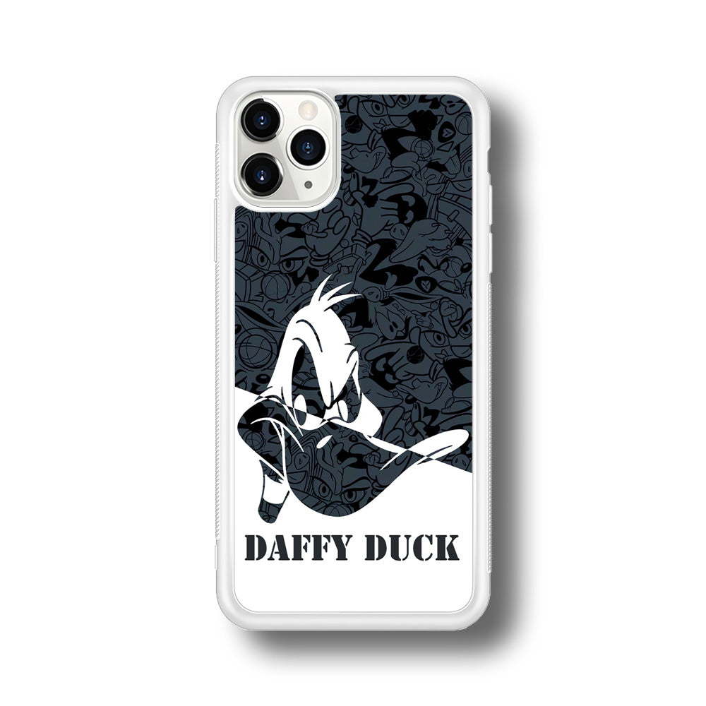 Daffy Duck Silhouette Of Pattern iPhone 11 Pro Max Case