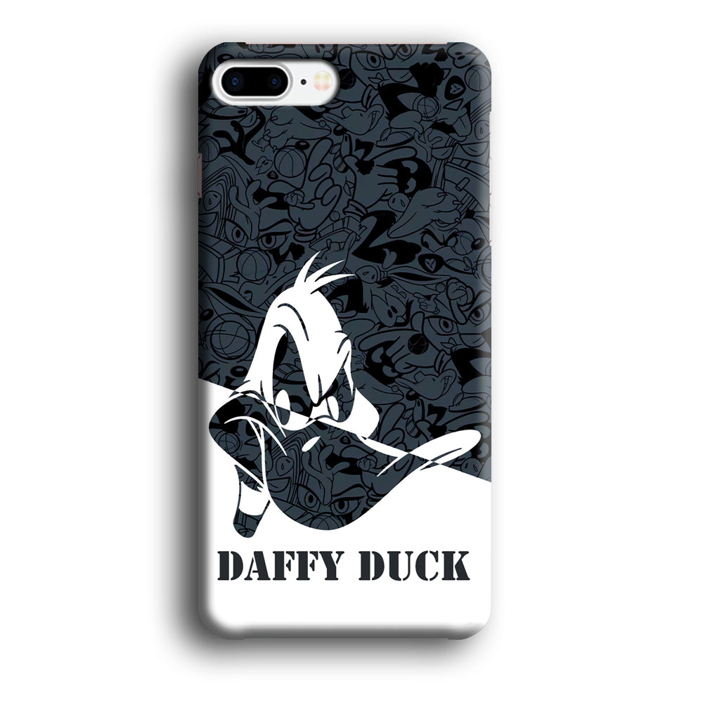 Daffy Duck Silhouette Of Pattern iPhone 8 Plus Case