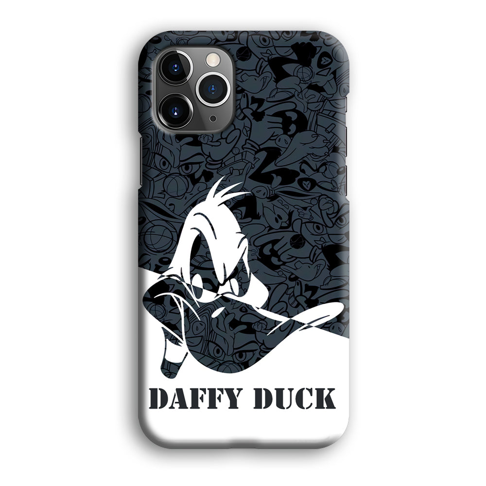 Daffy Duck Silhouette Of Pattern iPhone 12 Pro Case