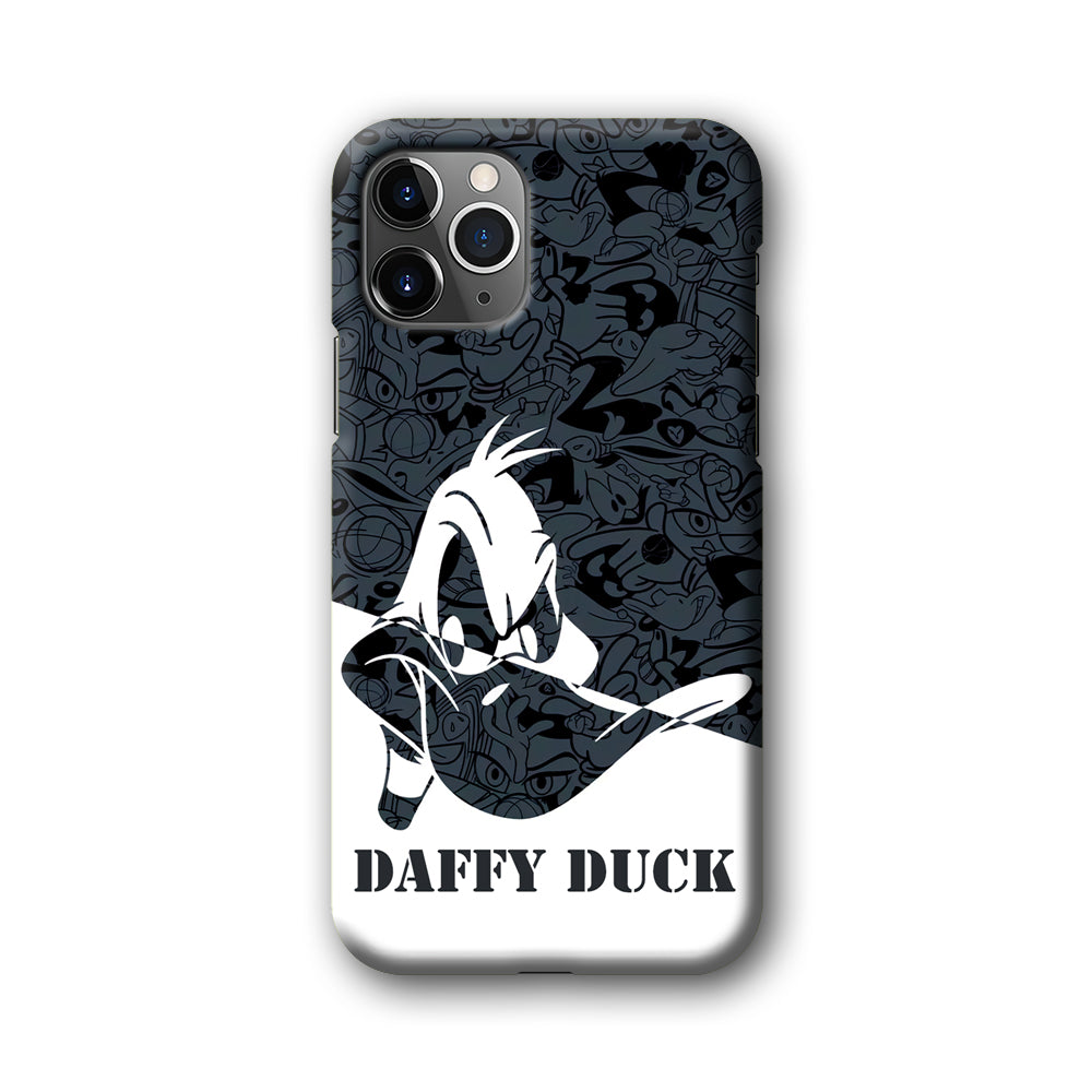 Daffy Duck Silhouette Of Pattern iPhone 11 Pro Max Case