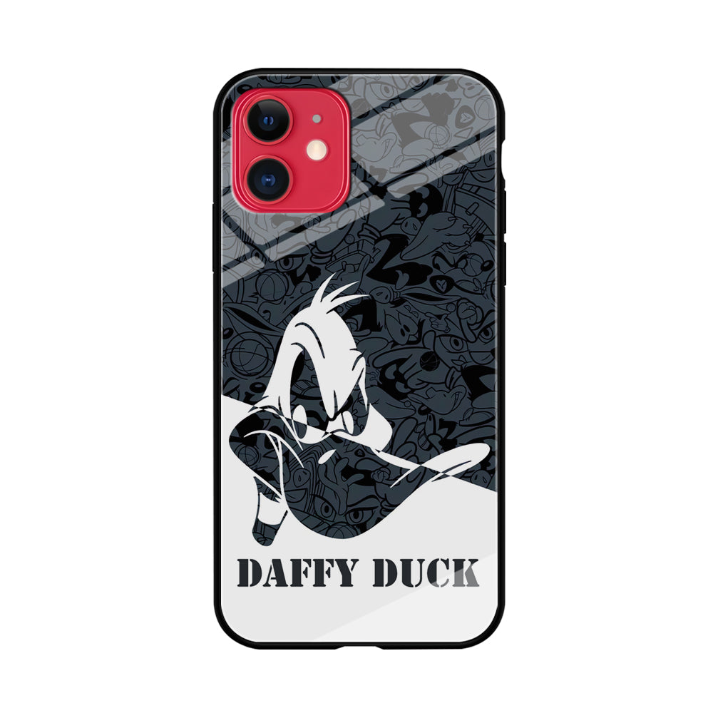 Daffy Duck Silhouette Of Pattern iPhone 11 Case