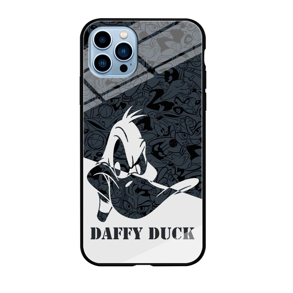 Daffy Duck Silhouette Of Pattern iPhone 12 Pro Case