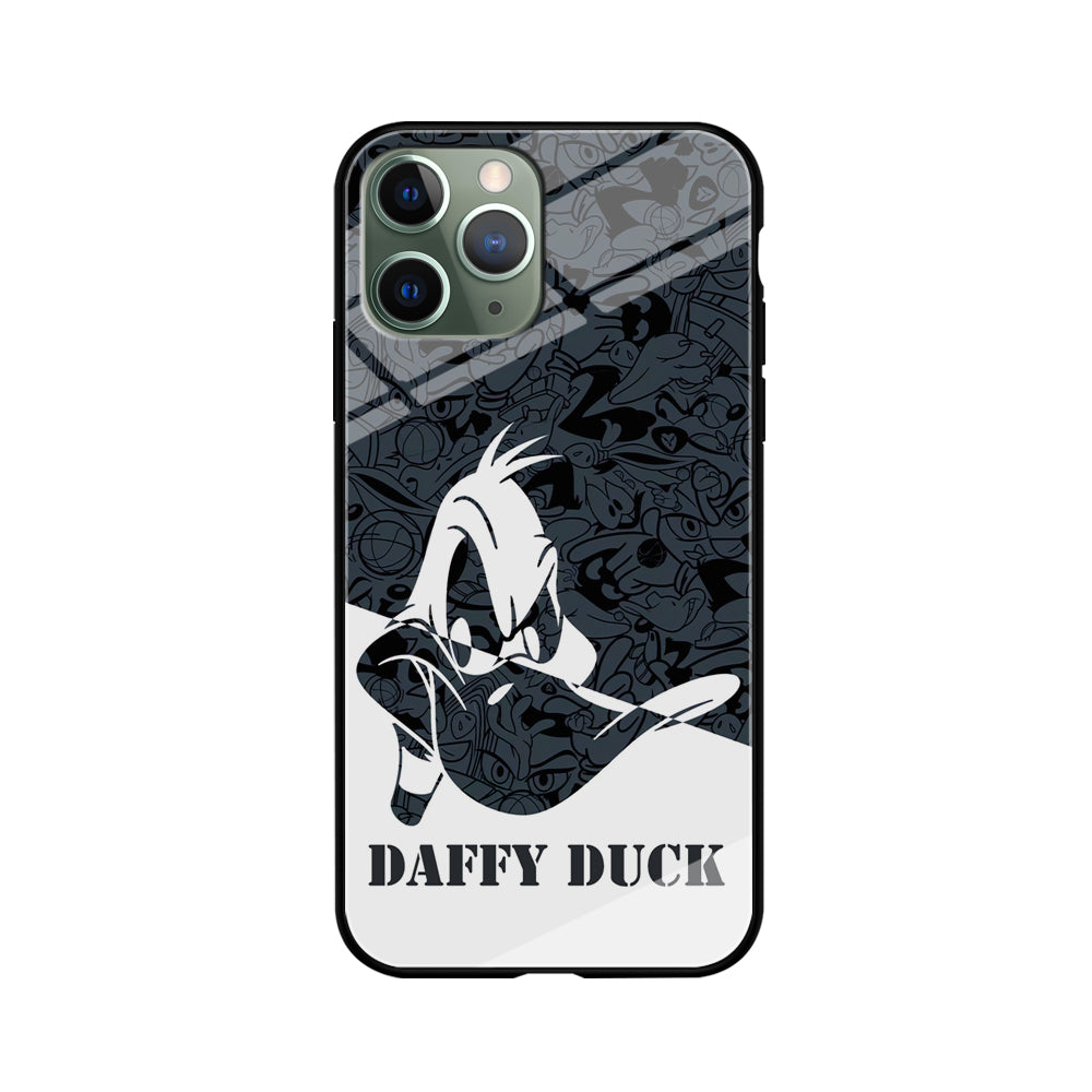 Daffy Duck Silhouette Of Pattern iPhone 11 Pro Max Case