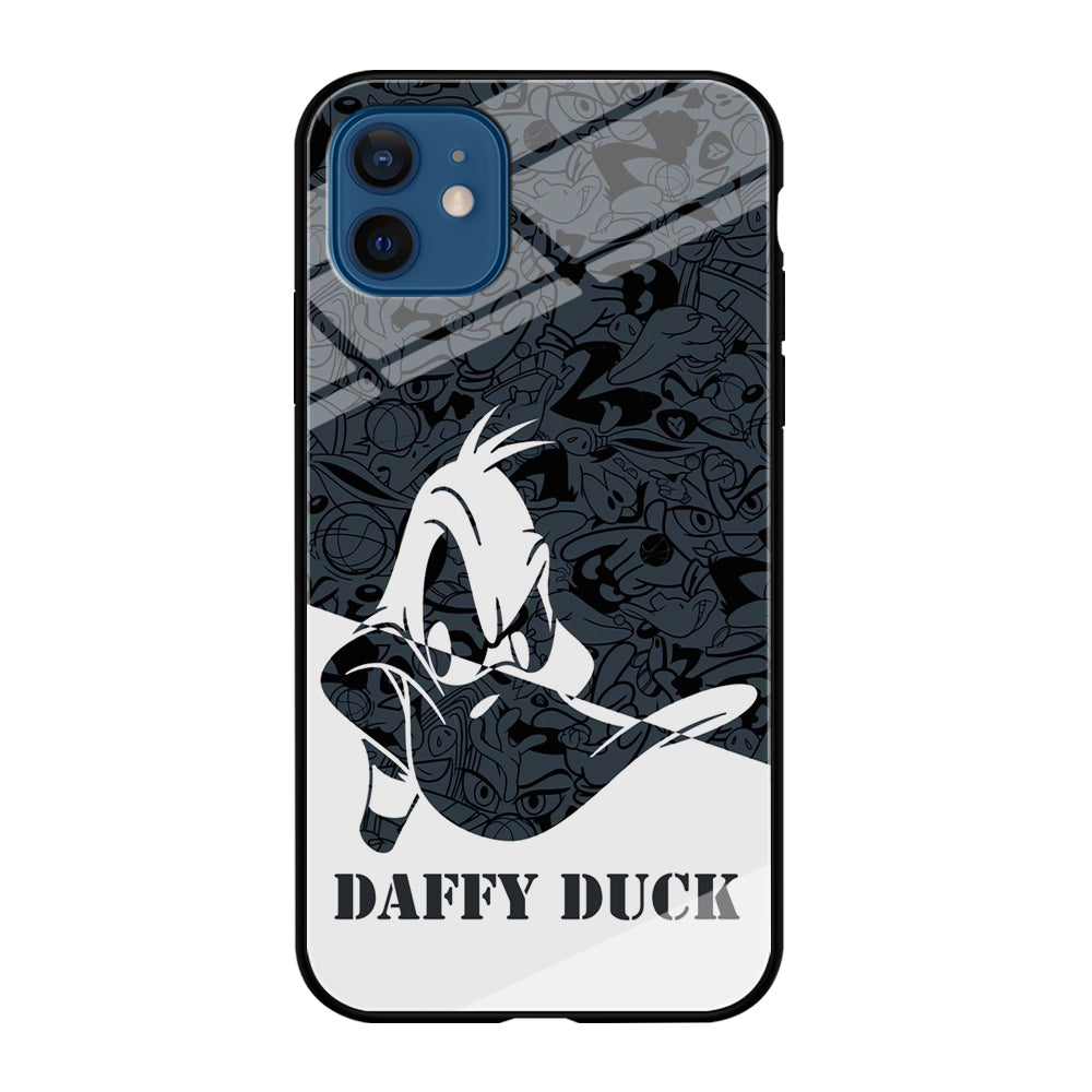 Daffy Duck Silhouette Of Pattern iPhone 12 Case