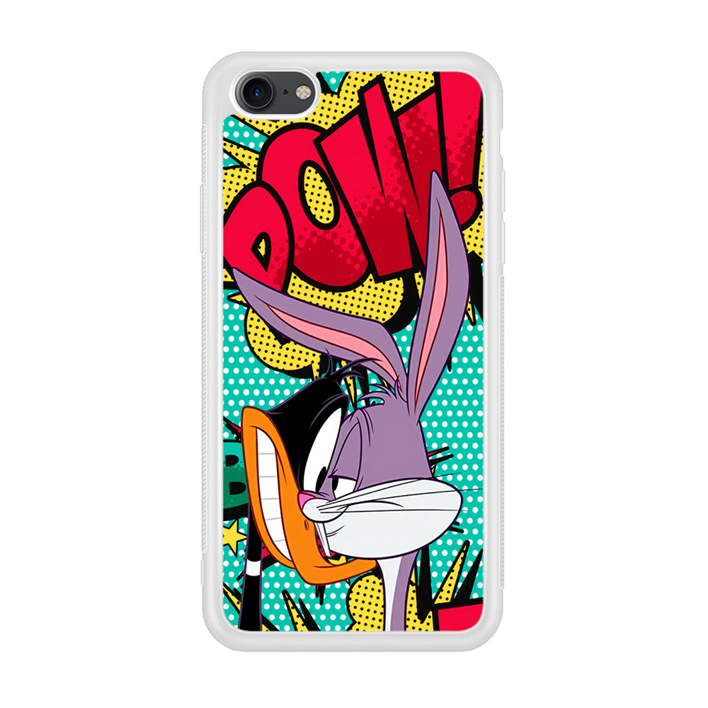 Daffy Duck Versus Bugs Bunny Battle iPhone 8 Case