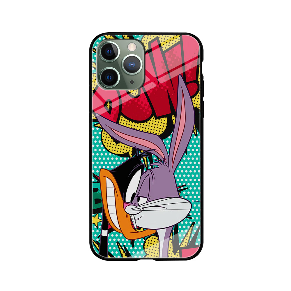 Daffy Duck Versus Bugs Bunny Battle iPhone 11 Pro Max Case