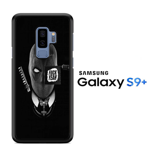 Deadpool Black Matte Samsung Galaxy S9 Plus Case