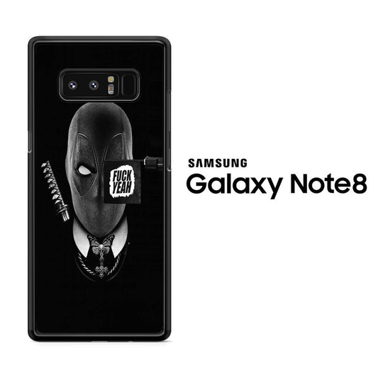 Deadpool Black Matte Samsung Galaxy Note 8 Case