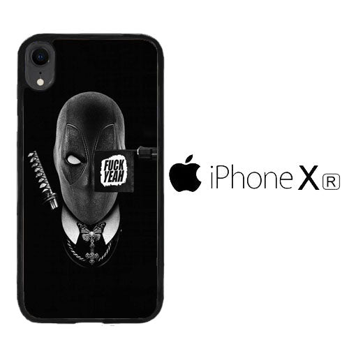 Deadpool Black Matte iPhone XR Case