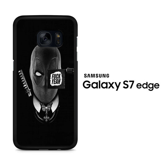 Deadpool Black Matte Samsung Galaxy S7 Edge Case