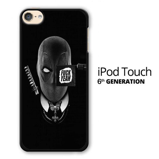 Deadpool Black Matte iPod Touch 6 Case