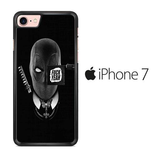 Deadpool Black Matte iPhone 7 Case - ezzyst