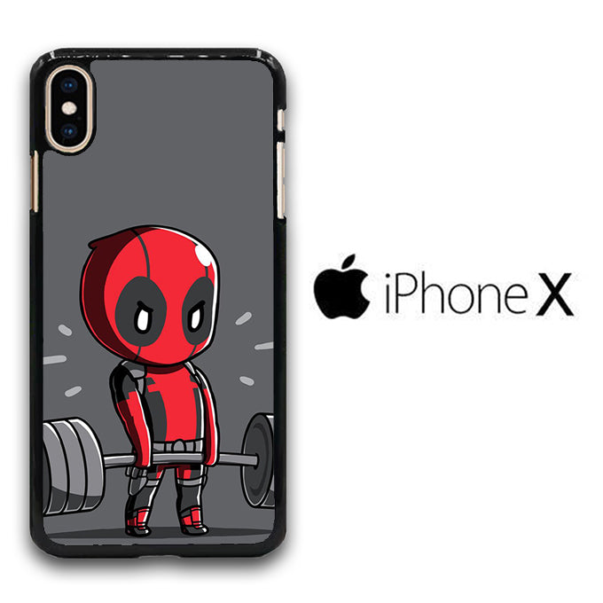 Deadpool Gym iPhone X Case