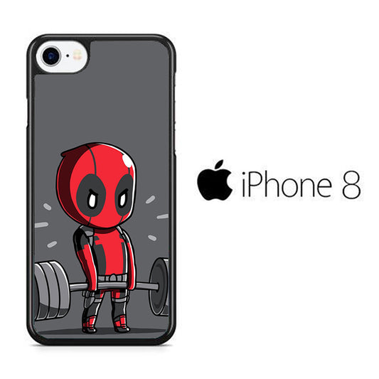 Deadpool Gym iPhone 8 Case