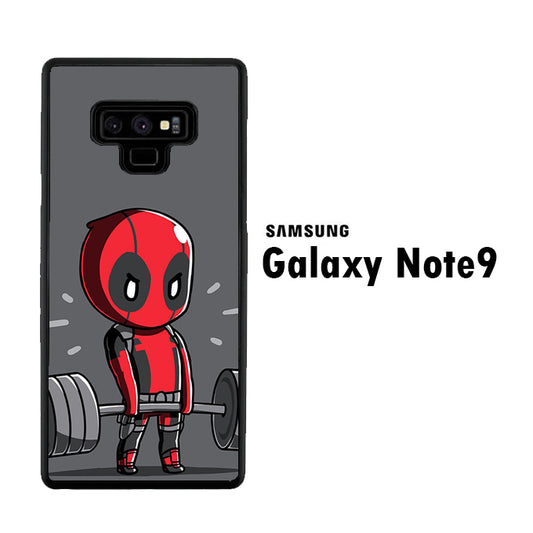 Deadpool Gym Samsung Galaxy Note 9 Case