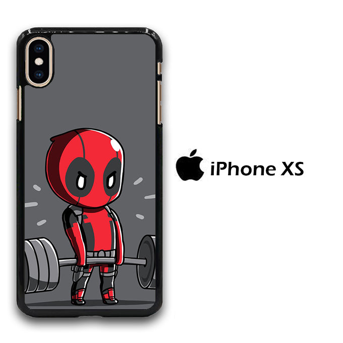 Deadpool Gym iPhone Xs Case