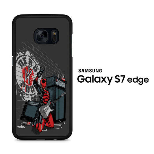 Deadpool Live Jamming Samsung Galaxy S7 Edge Case