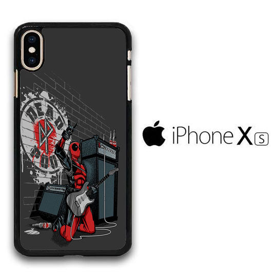 Deadpool Live Jamming iPhone Xs Case