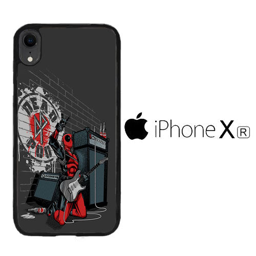 Deadpool Live Jamming iPhone XR Case