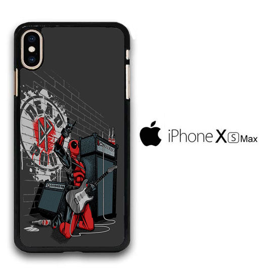Deadpool Live Jamming iPhone Xs Max Case