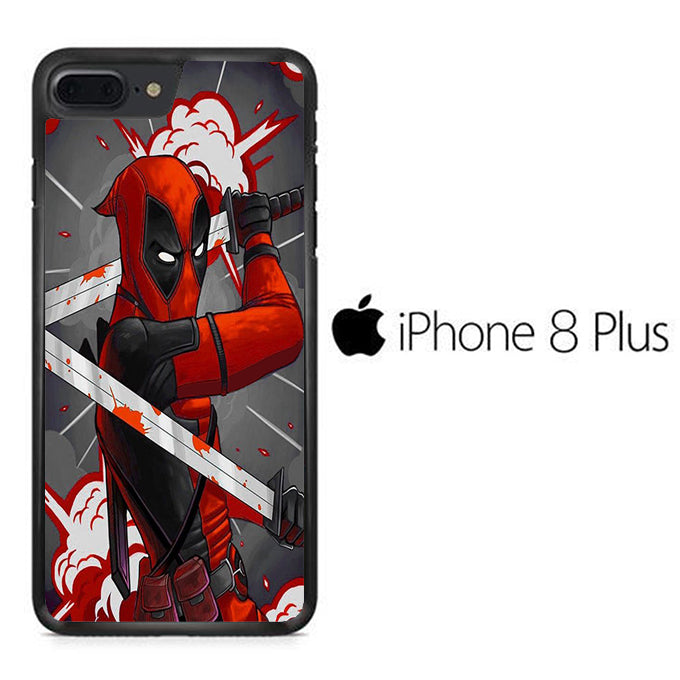 Deadpool Ready To Fight iPhone 8 Plus Case