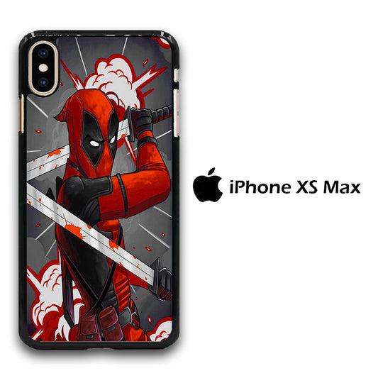 Deadpool Ready To Fight iPhone Xs Max Case