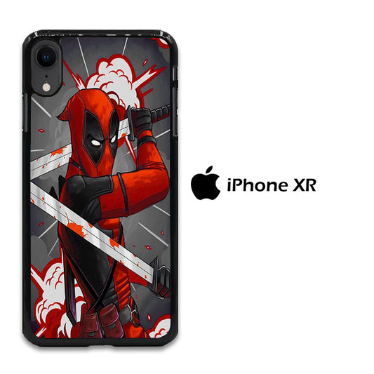 Deadpool Ready To Fight iPhone XR Case