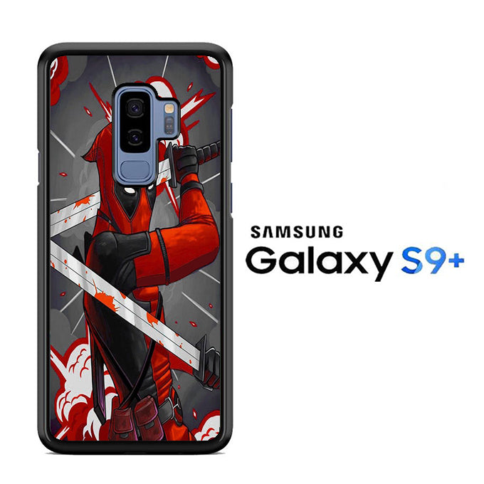 Deadpool Ready To Fight Samsung Galaxy S9 Plus Case