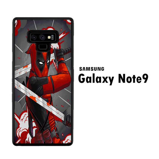 Deadpool Ready To Fight Samsung Galaxy Note 9 Case
