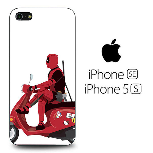 Deadpool Scooter iPhone 5 | 5s Case - Ezzystore