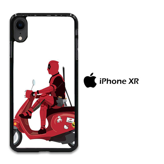 Deadpool Scooter iPhone XR Case