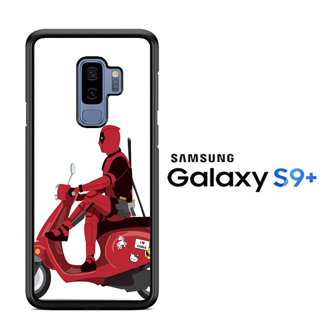 Deadpool Scooter Samsung Galaxy S9 Plus Case
