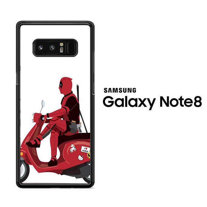 Deadpool Scooter Samsung Galaxy Note 8 Case - ezzyst