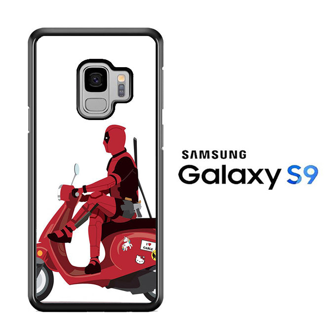 Deadpool Scooter Samsung Galaxy S9 Case