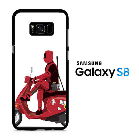 Deadpool Scooter Samsung Galaxy S8 Case