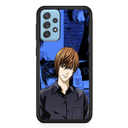 Death Note Light Yagami Comic Samsung Galaxy A72 Case