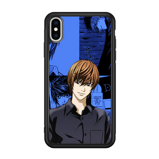 Death Note Light Yagami Comic iPhone XS Case