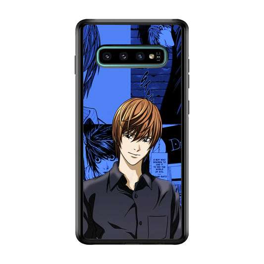 Death Note Light Yagami Comic Samsung Galaxy S10 Case