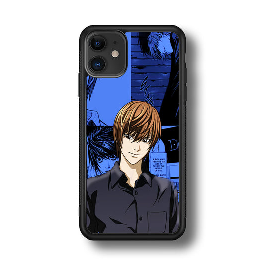 Death Note Light Yagami Comic iPhone 11 Case