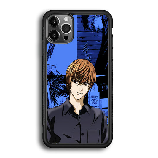Death Note Light Yagami Comic iPhone 12 Pro Case