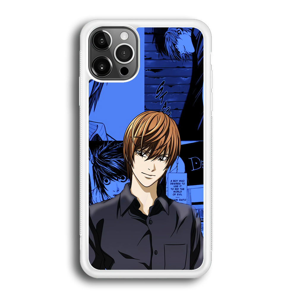 Death Note Light Yagami Comic iPhone 12 Pro Max Case