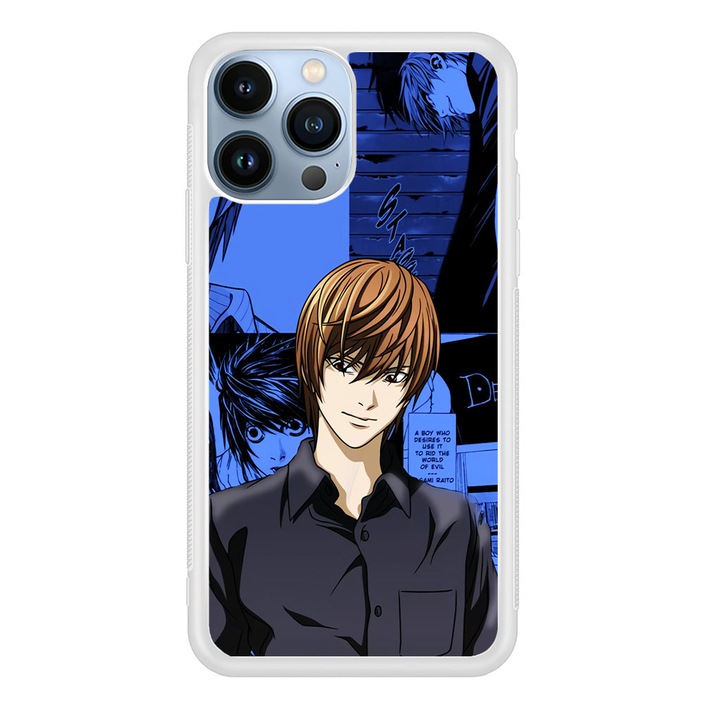 Death Note Light Yagami Comic iPhone 13 Pro Max Case