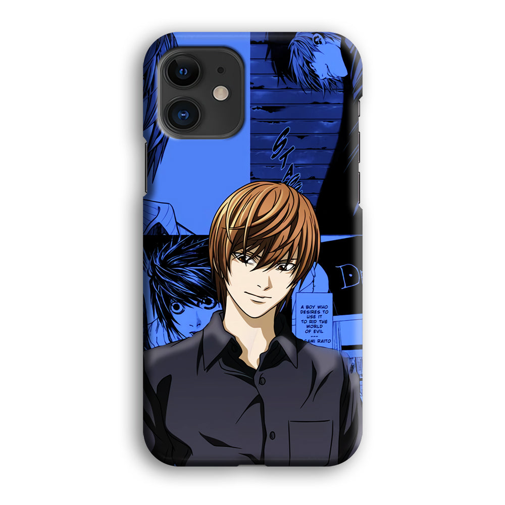 Death Note Light Yagami Comic iPhone 12 Case