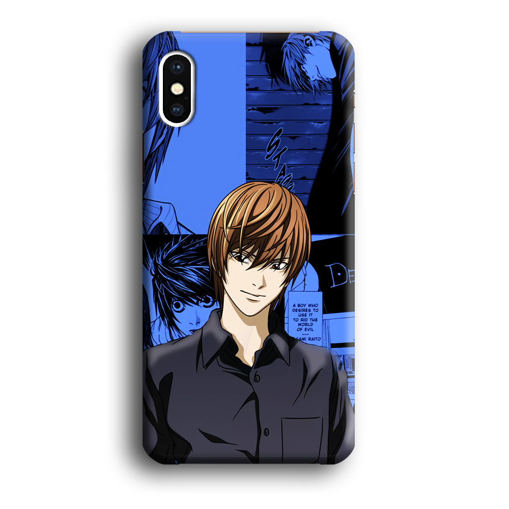 Death Note Light Yagami Comic iPhone XS Case